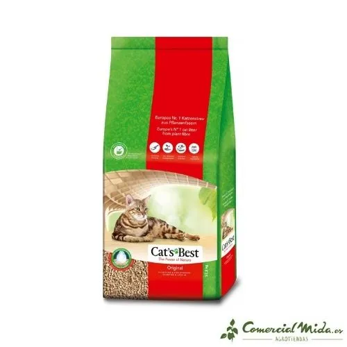 Arena Aglomerante CAT'S BEST ORIGINAL (Oko Plus) para Gatos