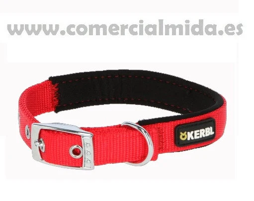 Collar nylon KERBL MIAMI PLUS para perros (varios tamaños)