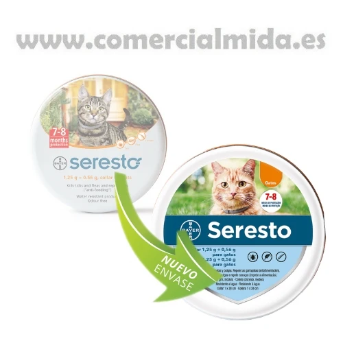 Collar SERESTO BAYER para gatos anti pulgas y garrapatas