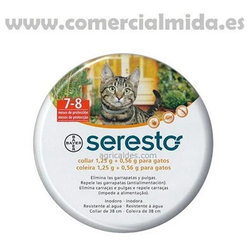 Collar SERESTO BAYER para gatos anti pulgas y garrapatas