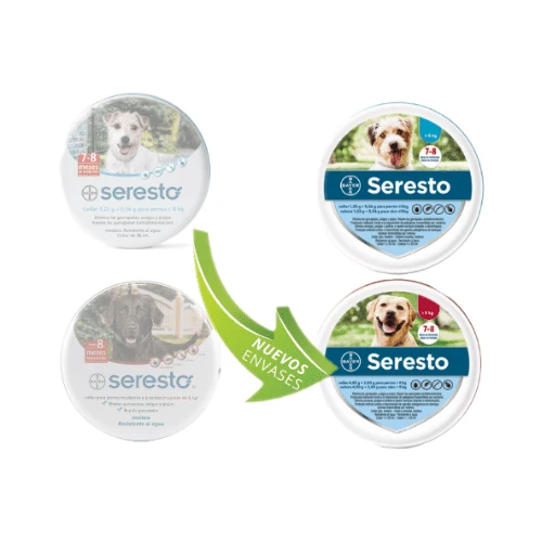 Collar SERESTO BAYER para perros anti pulgas, garrapatas y piojos