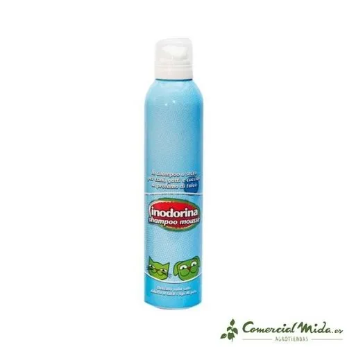 INODORINA Champú Espuma Seca para Mascotas