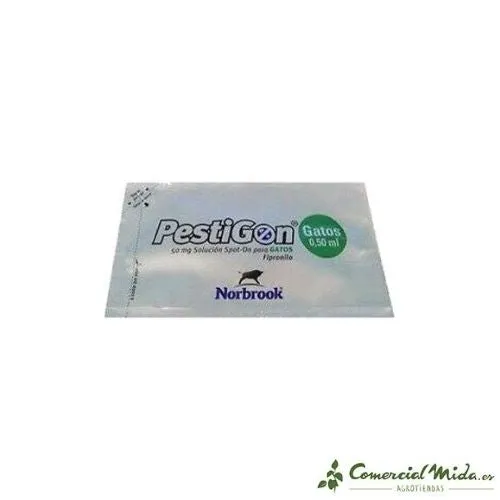 Pipetas Anti Pulgas y Garrapatas PESTIGON para Gatos