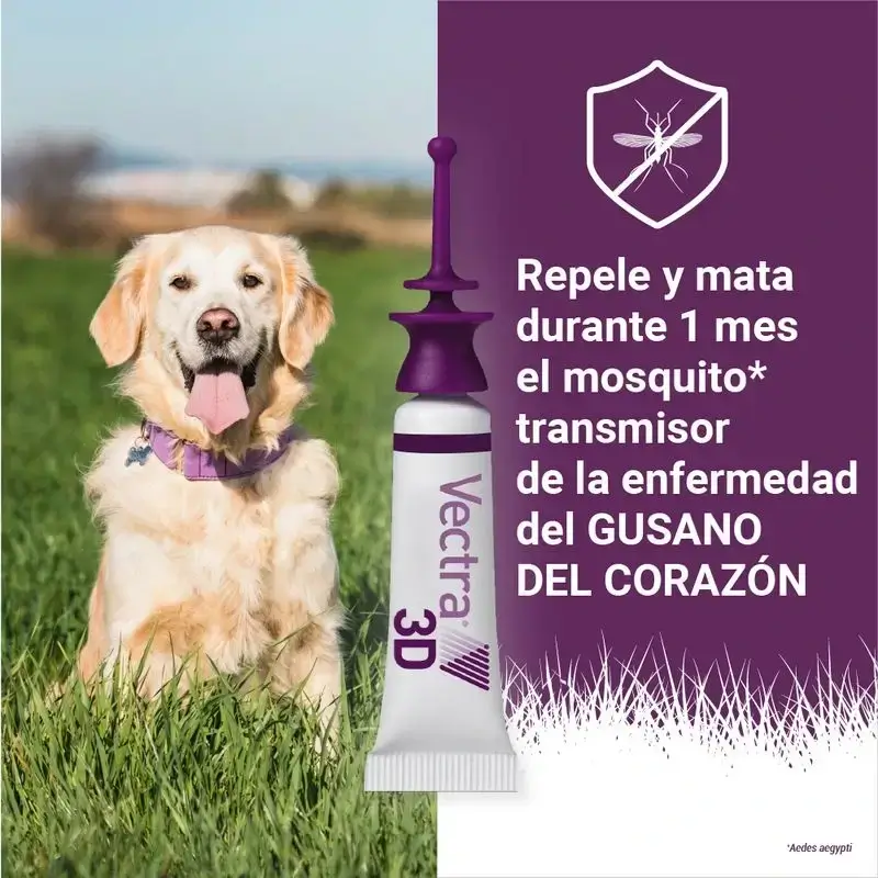 Vectra 3D Perro 1,5-4 Kg, Pack 2 x 3 Pipetas