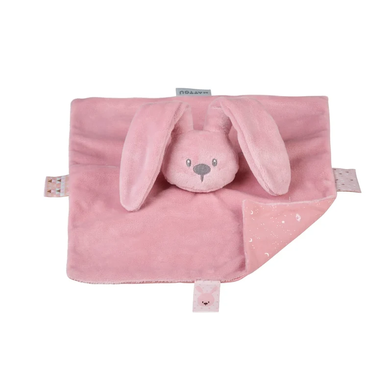 Nattou Doudou Brilha no Escuro Rosa Velho