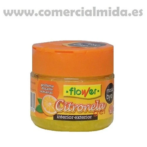 Repelente CITRONELA GEL FLOWER 125g para mosquitos