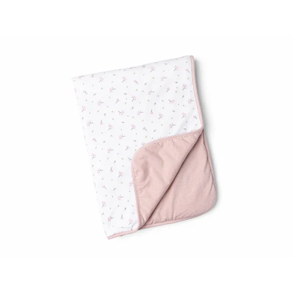 Doomoo Dream Manta Suave Flowers Rosa