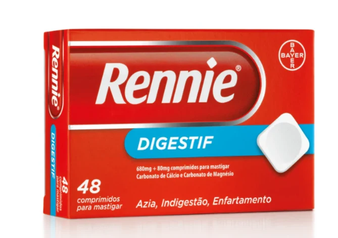 RENNIE DIGESTIF 680/80 MG X 48 COMP MAST CALCIO (CARBONATO) MAGNESIO (CARBONATO