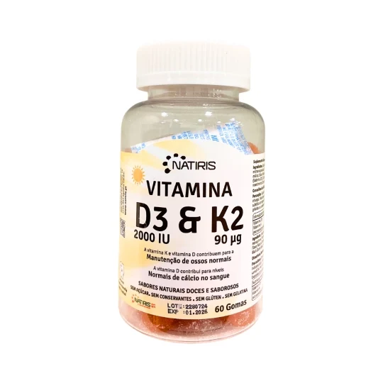 Natiris Vitamina D3 & K2 60 gomas