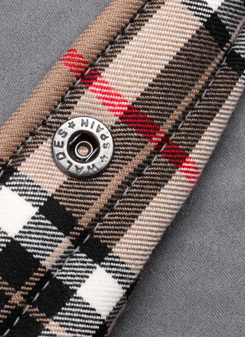 SAND TARTAN ROLL BED