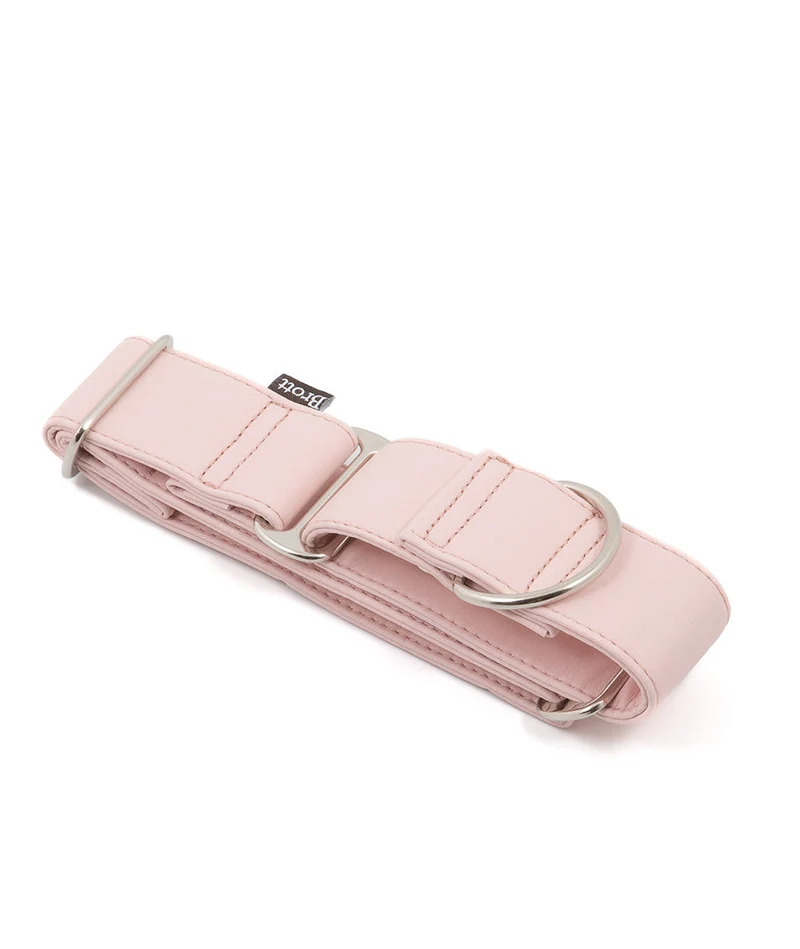 Collar Galgo Essence Soft Pink silver