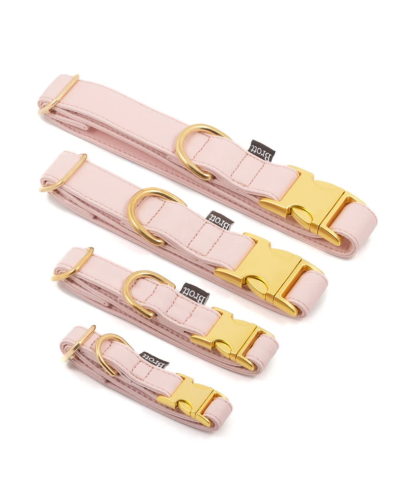 Collar perro Essence Soft Pink gold