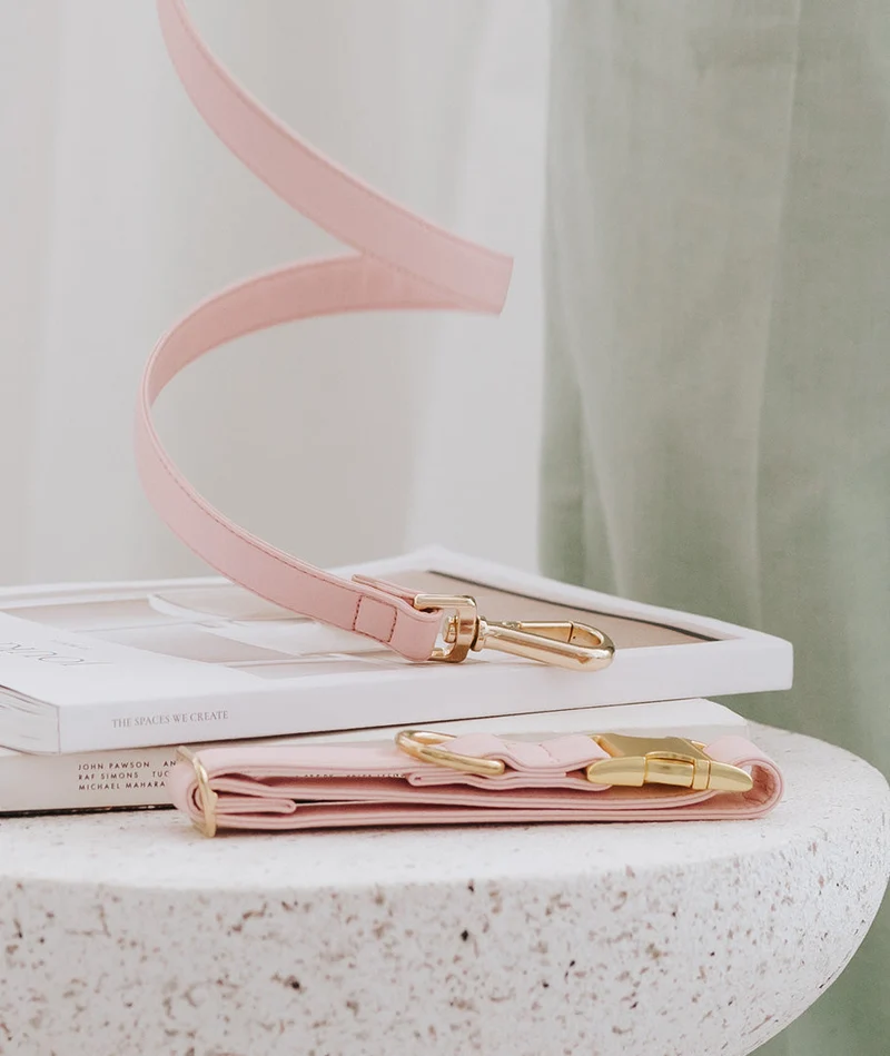 Collar perro Essence Soft Pink gold