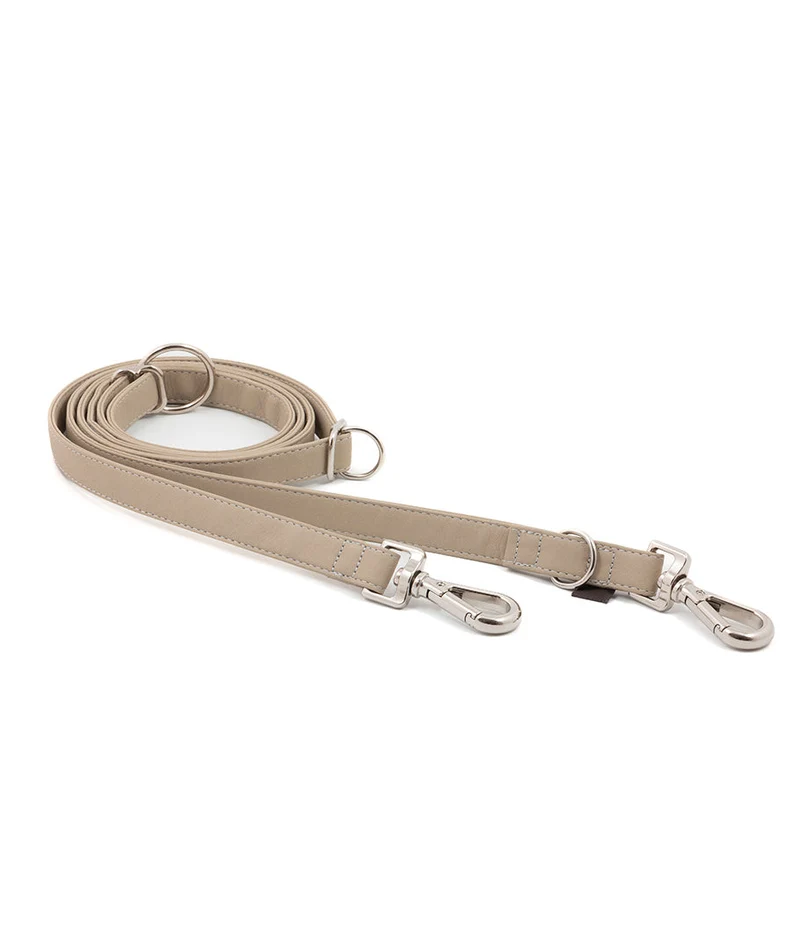 Correa perro Essence Taupe silver