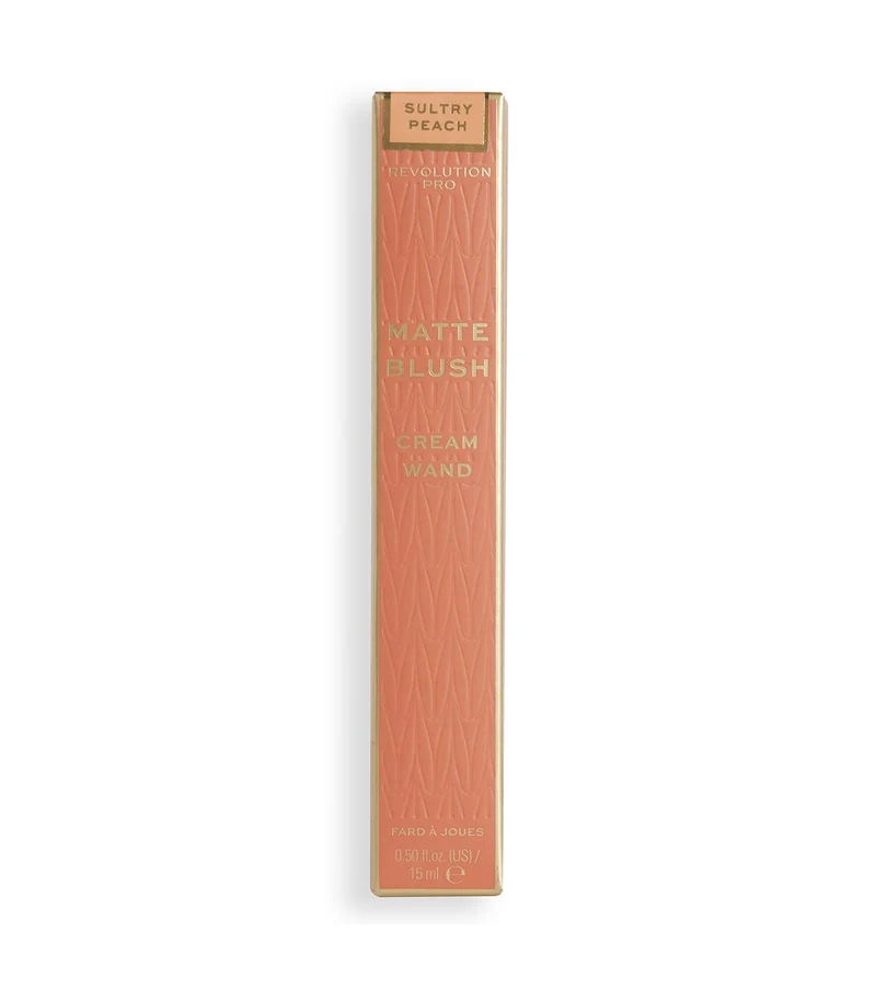 Revolution Pro Iconic Matte Cream Blush Wand 15mL – Sultry Peach