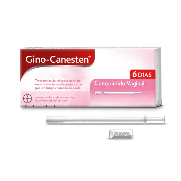 Gino-Canesten 100 mg x 6 Comprimidos Vaginais