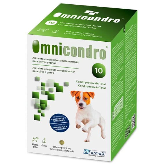 Omnicondro Apoio Articular 10mg x 60 Comprimidos Palatáveis