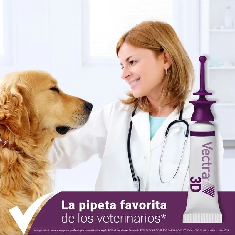 Vectra 3D Dog 1,5-4 Kg, Pack 2 x 3 Pipettes