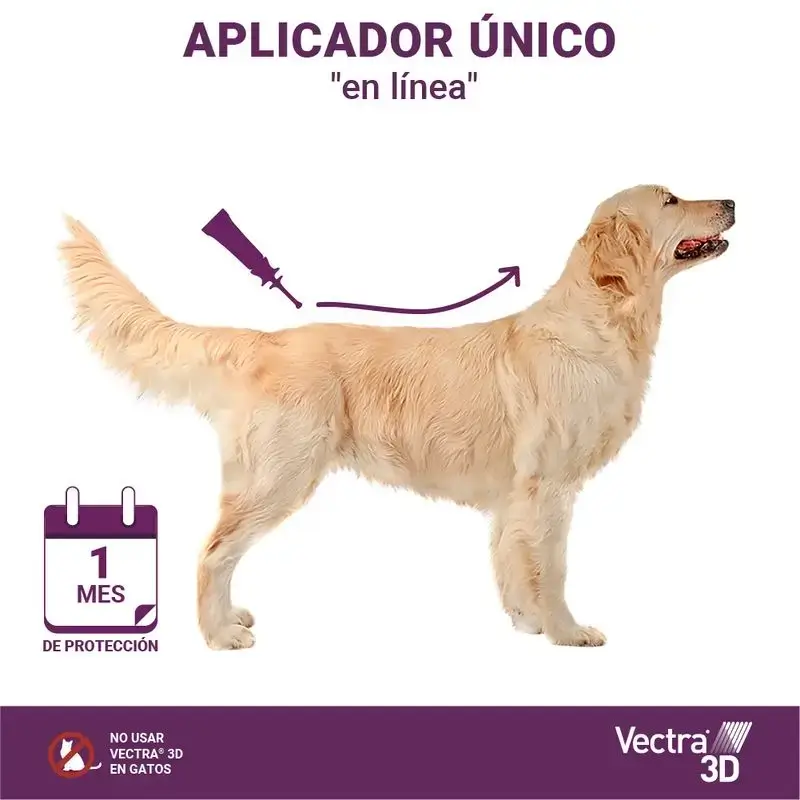 Vectra 3D Dog +40 kg, Pack 2 x 3 Pipettes