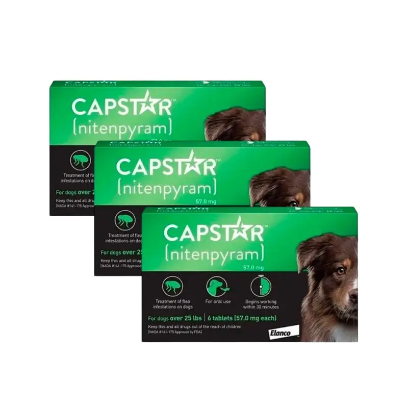 Capstar 57 Mg Perro 11-60Kg, 18 Comprimidos