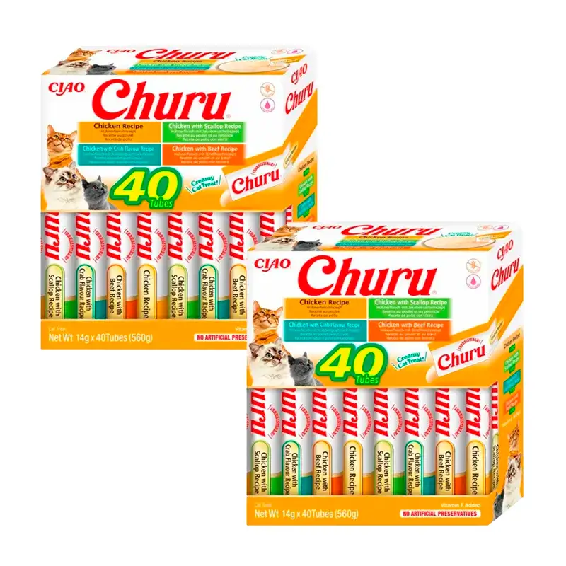 Churu Cats Chicken Variety, Pack 2 x 40x14Gr