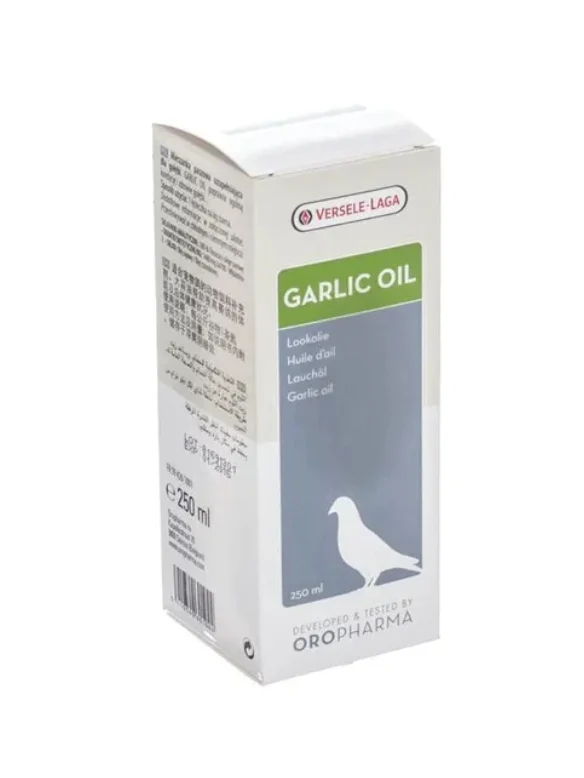 Garlic-Oil 250 ml, Aceite de Ajo Purificante, Aves y Palomas