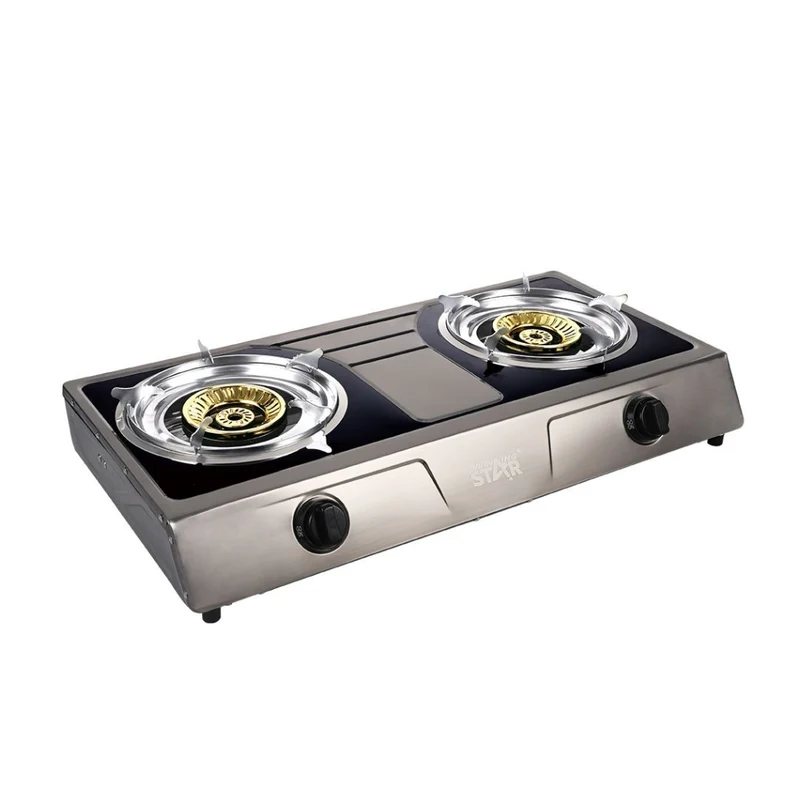 Winning Star Plantilla de Gas 2 Quemadores, St-9654