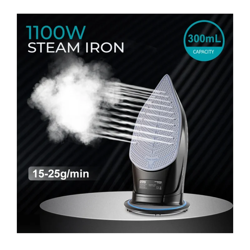 Winning Star Plancha de Vapor 1100W, St-2027