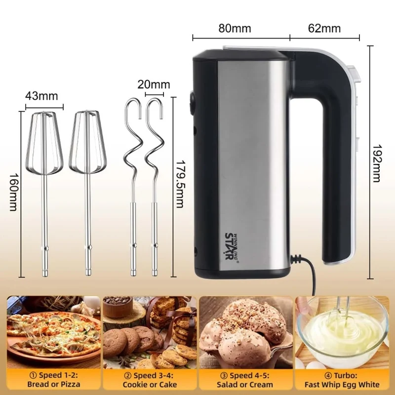 Winning Star Batidora de Mano 300W, St-2271
