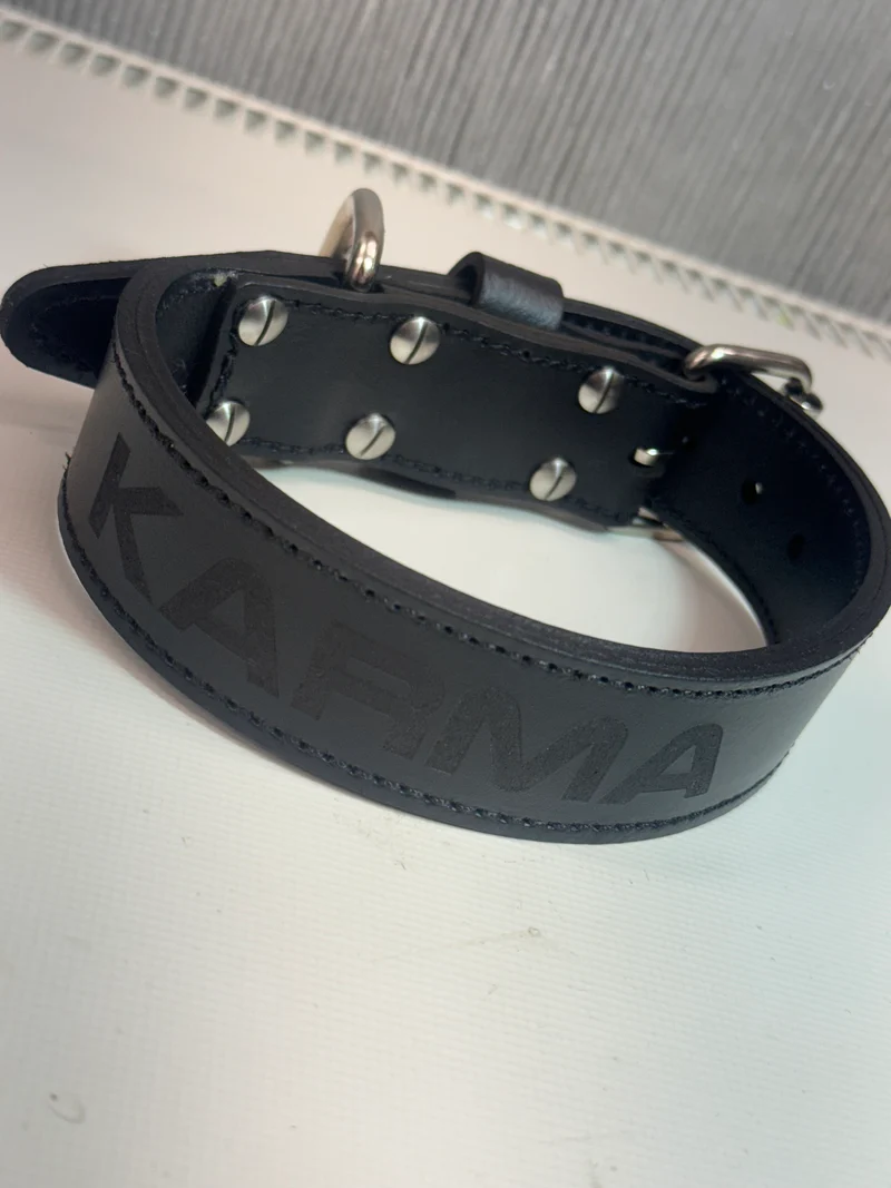 38mm wide every day leather PUPPY COLLAR