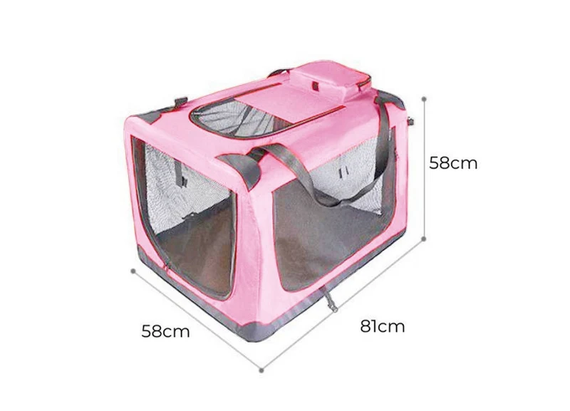 FLOOFI Portable Pet Carrier- XL Size (Pink)