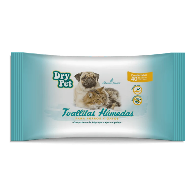 Toallitas Limpiadoras para Mascotas