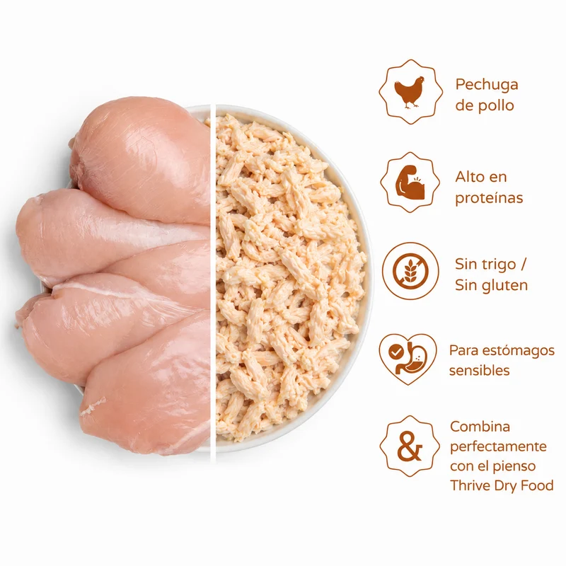 Thrive Pechuga de Pollo para Gatos 75g