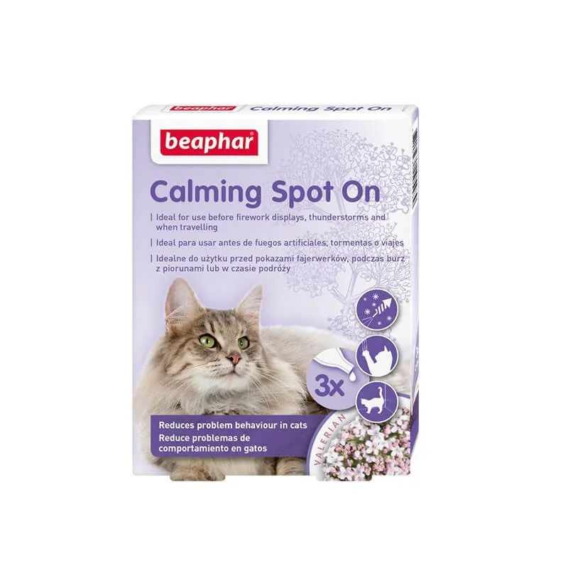 🐱 Beaphar Calming Spot On Gatos | Pipetas Calmantes 3 x 0,4 ml