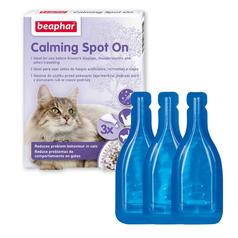 🐱 Beaphar Calming Spot On Gatos | Pipetas Calmantes 3 x 0,4 ml