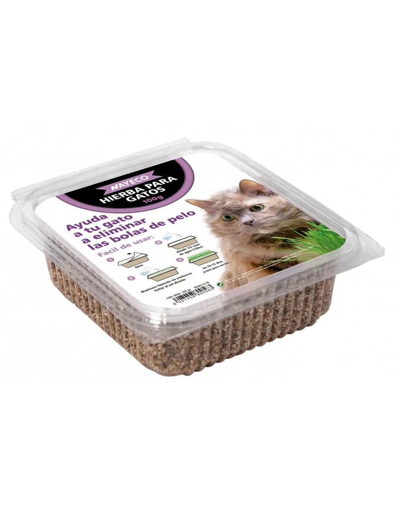 Nayeco Hierba Natural para Gatos 100 g | Hierba Gatera | Gabo y Gordo