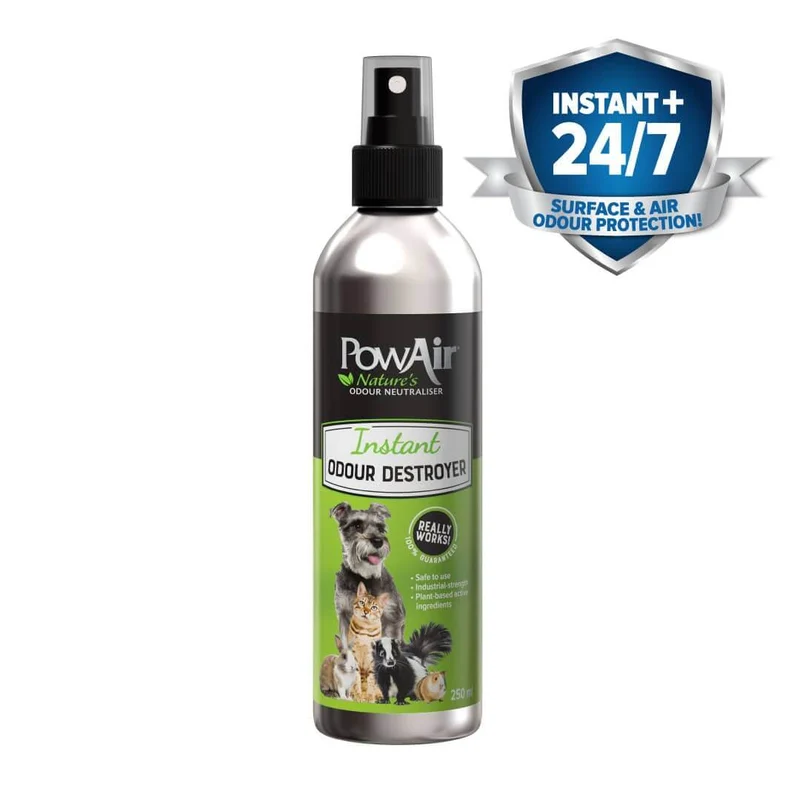 🐾 PowAir Kit Destructor de Manchas y Olores para Mascotas | Elimina olores y manchas de forma eficaz