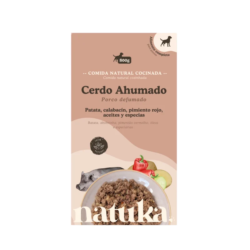 Natuka COOKED Menú Cerdo Ahumado