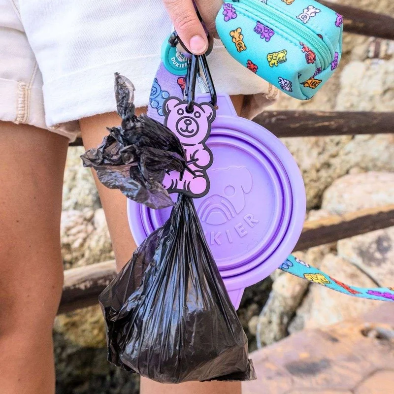 Dukier Bebedero Plegable Purple para Perro