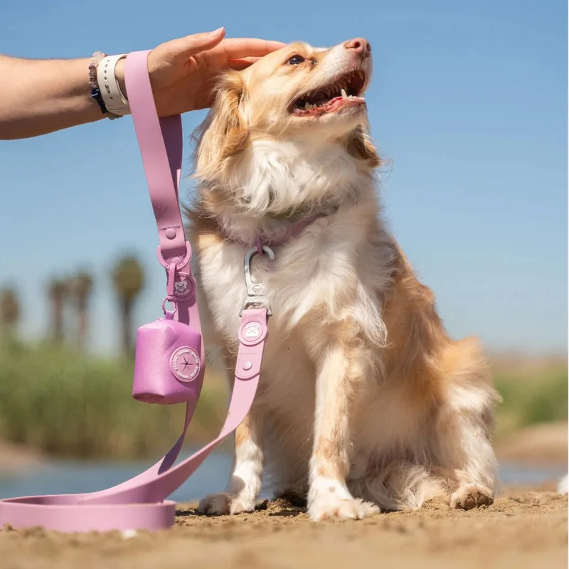 Dukier Correa Waterproof Mauve para Perro