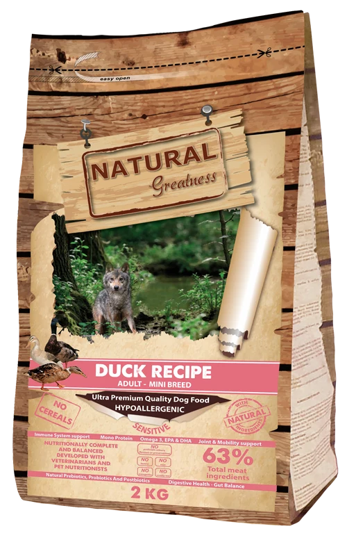 Natural Greatness dog Duck Recipe Mini