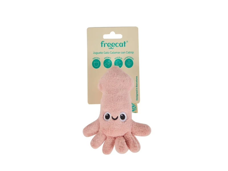 Freecat Calamar con Catnip para Gatos