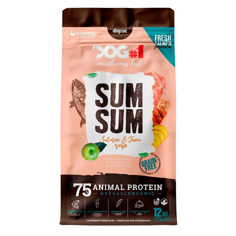 Dapac Sum Sum de Salmón y Atún para Perros