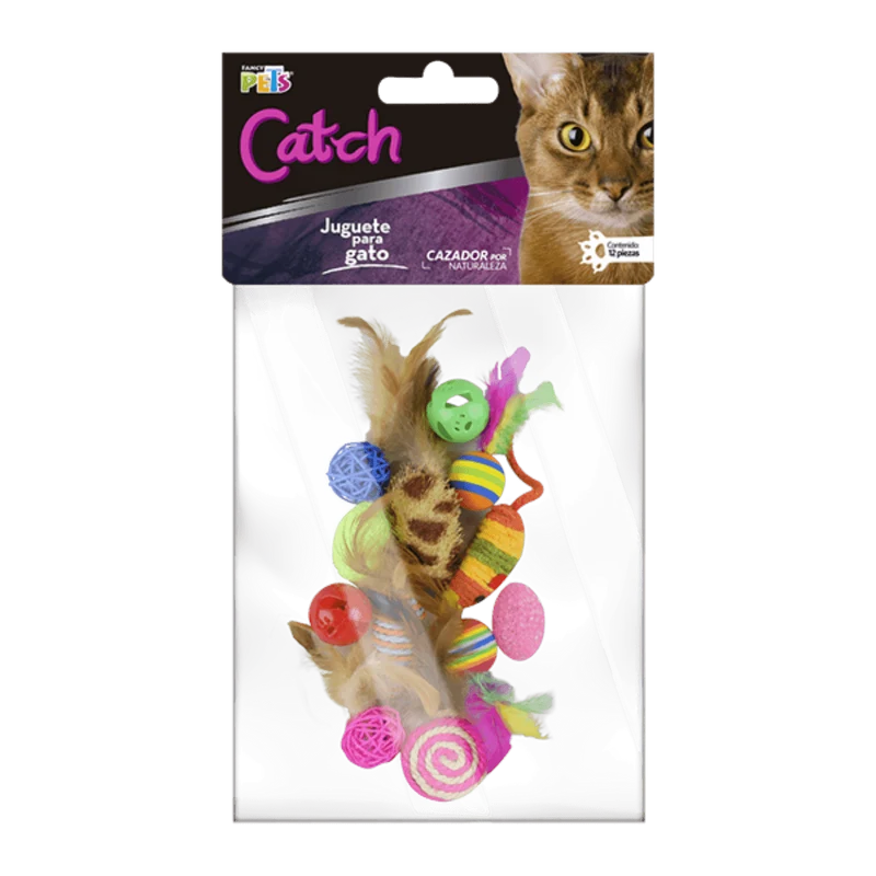 Set de Juguetes para Gato (12 piezas)
