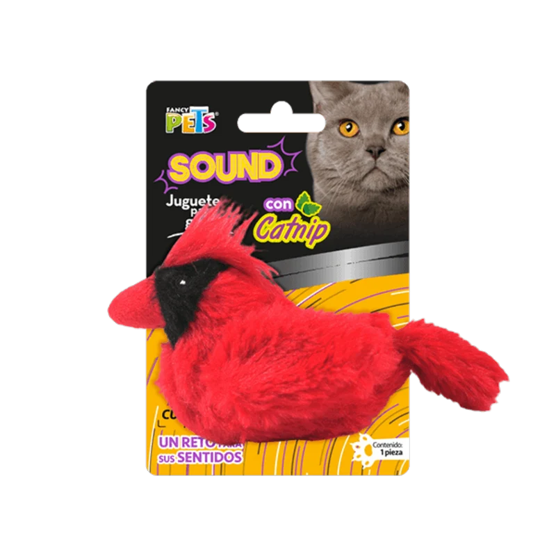 Aves de Peluche con Catnip y Sonido