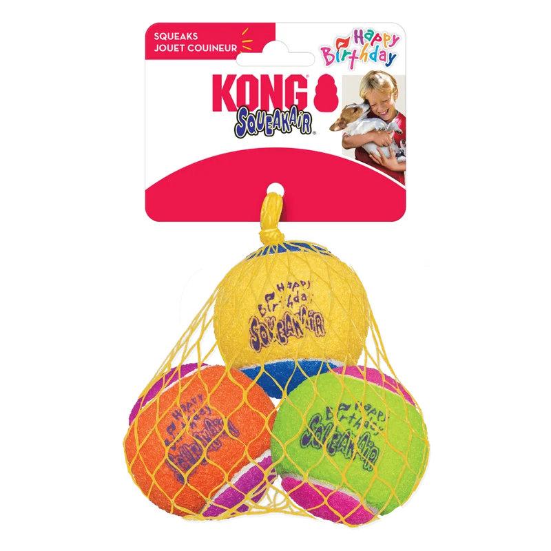 Pelotas Squeakair KONG (3 pzas)