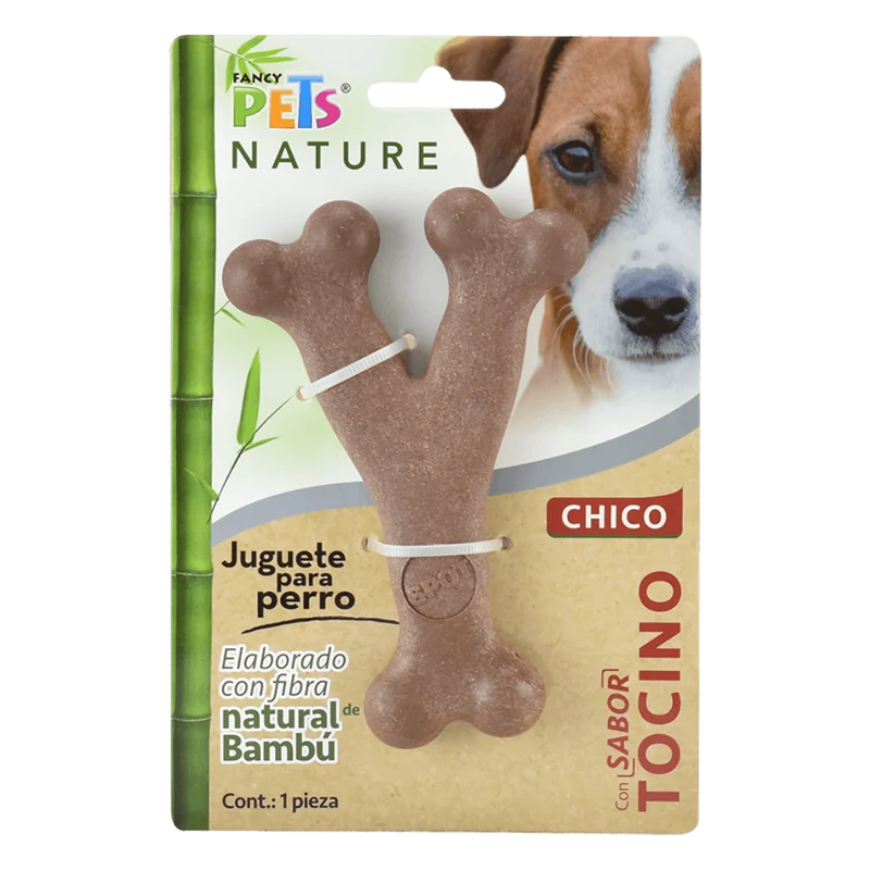 Juguete de Fibra Natural de Bambú Sabor Tocino