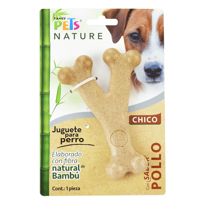 Juguete de Fibra Natural de Bambú Sabor Pollo