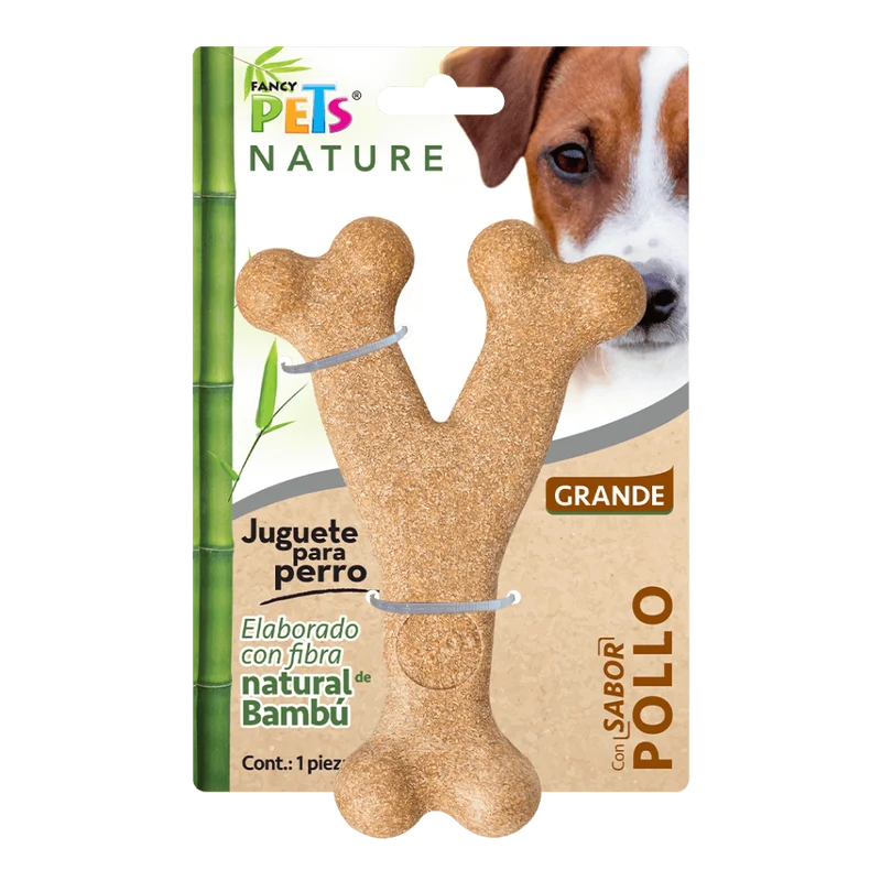 Juguete de Fibra Natural de Bambú Sabor Pollo