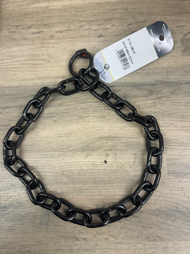 Black stainless steel 5mm fur saver 24” herm sprenger